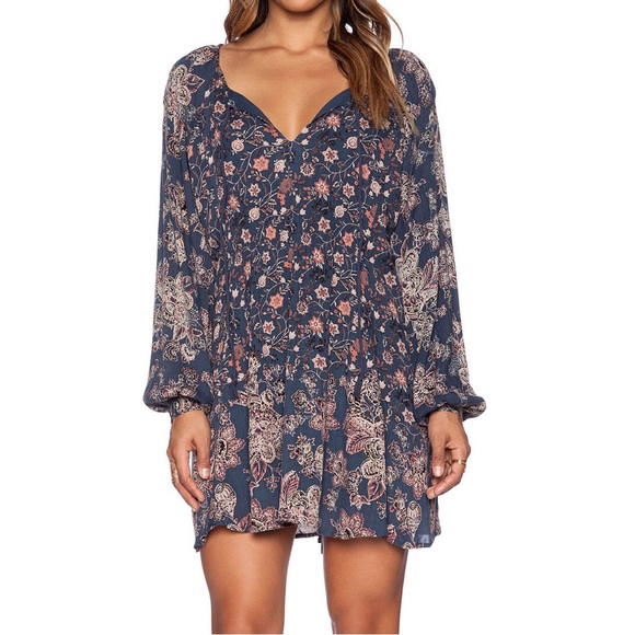 Free People Dresses & Skirts - Free People Lucky Loosey Indigo Dress